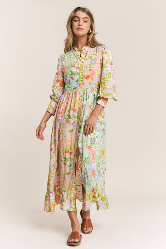Secret Garden Midi Dress