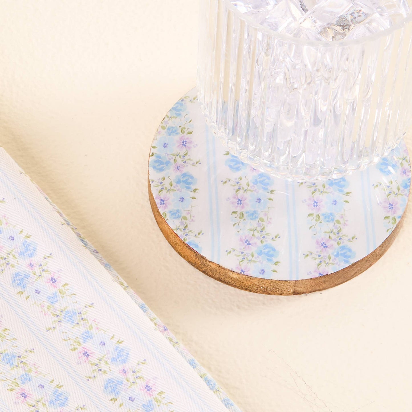 Coaster-Petal Parade Blue