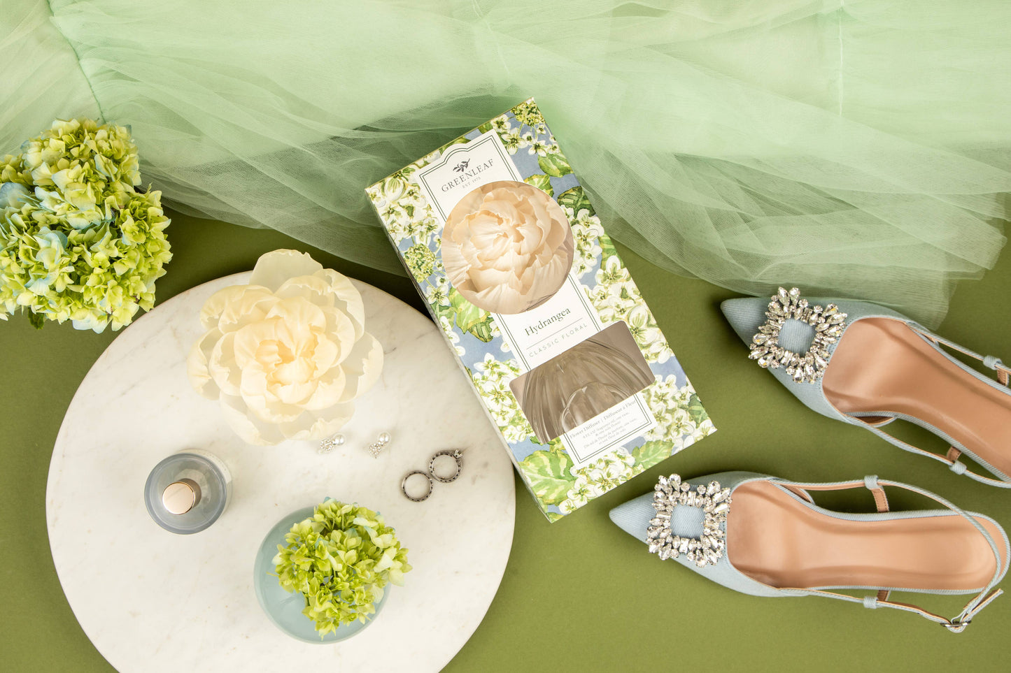 Greenleaf: Hydrangea Flower Diffuser