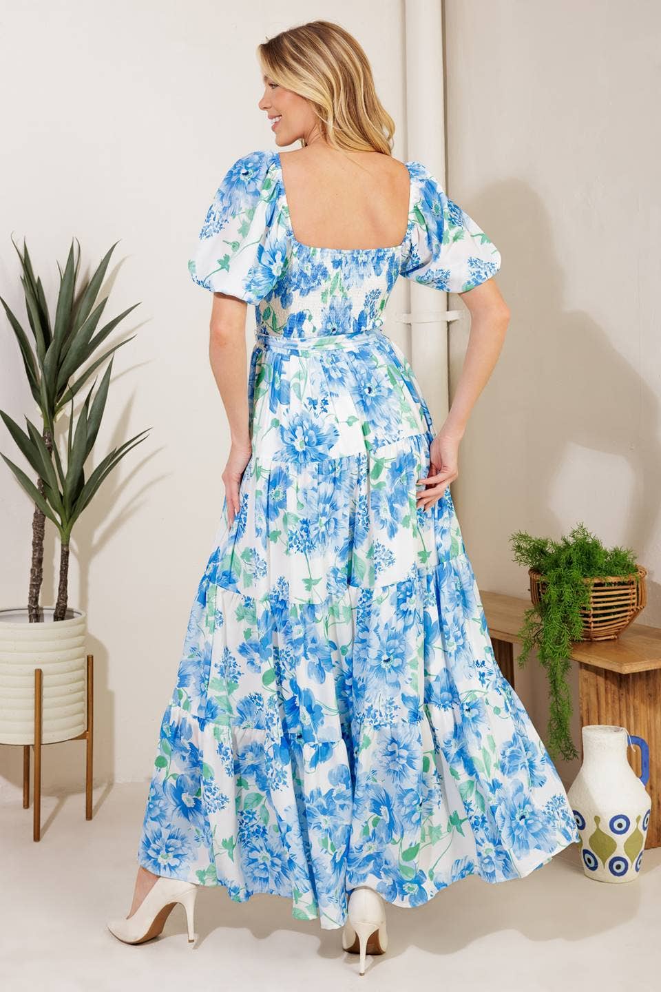 Bonnie Blue Flowers Dress