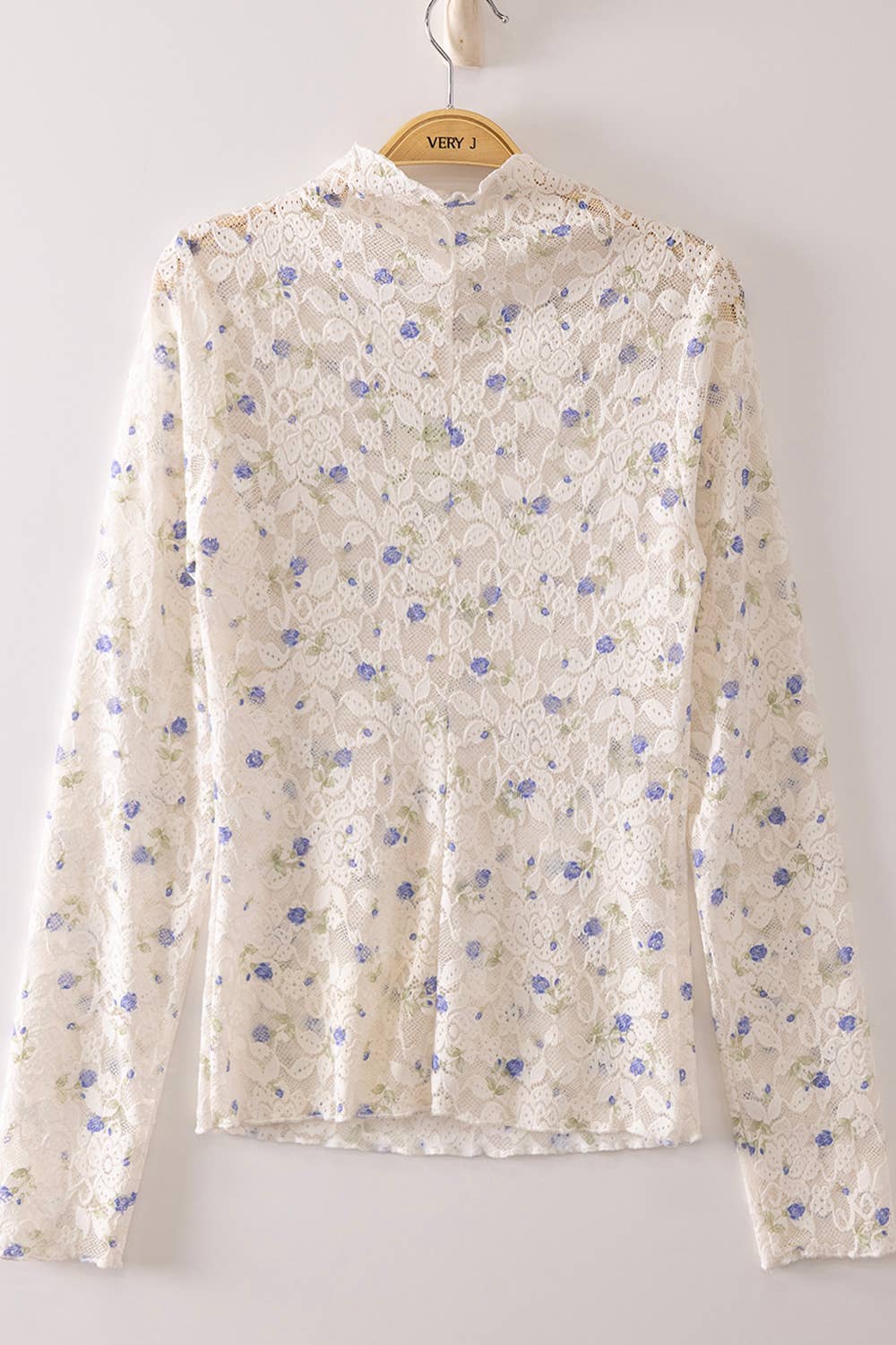 Floral and Free Mesh Top