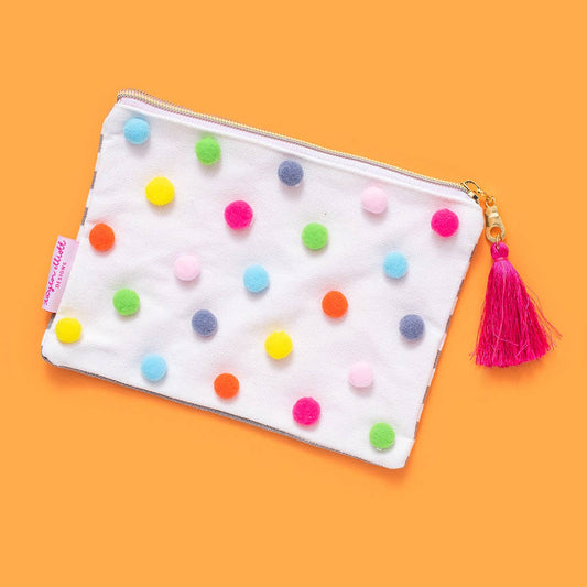 Medium Pom Pom Pouch