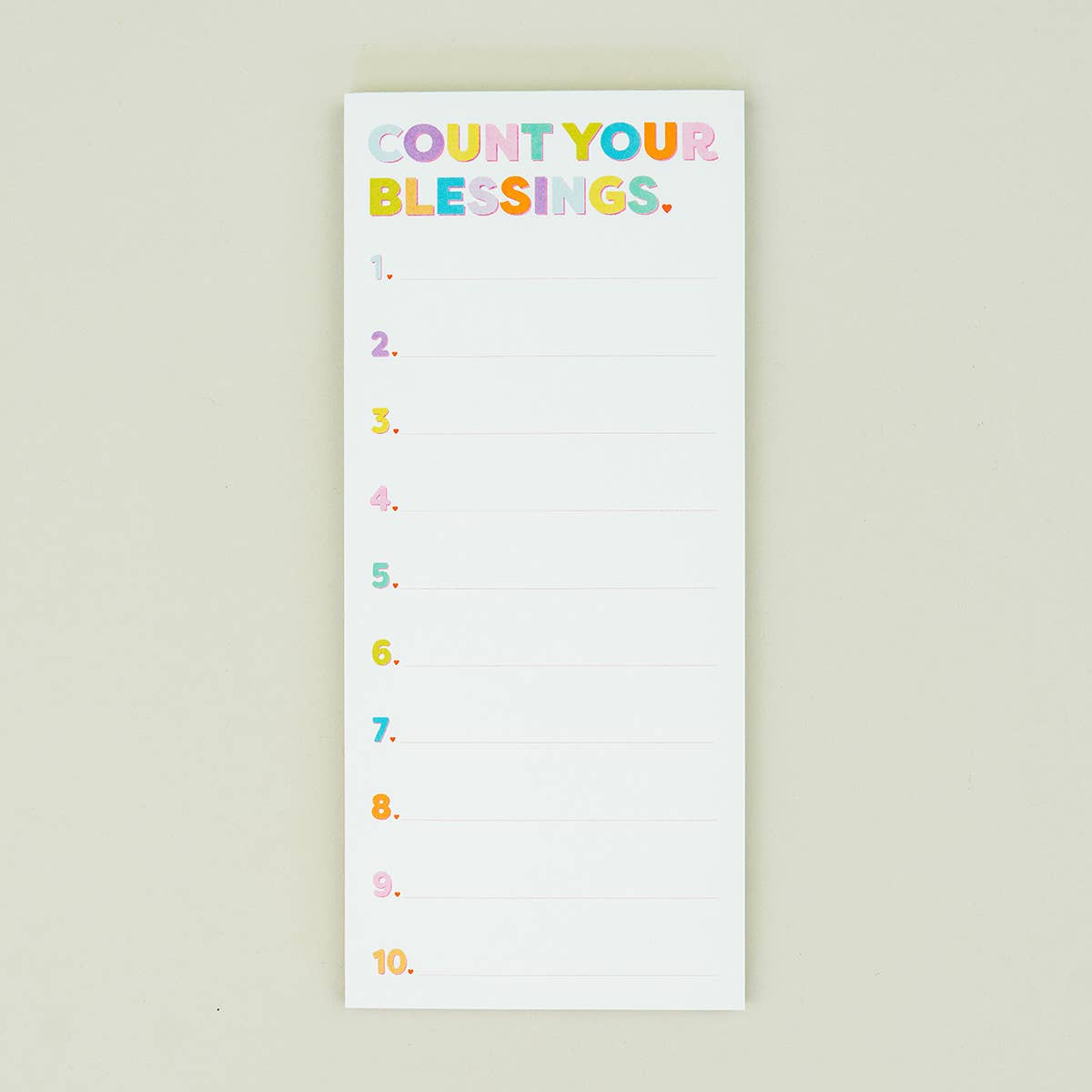 Blessings List Pad