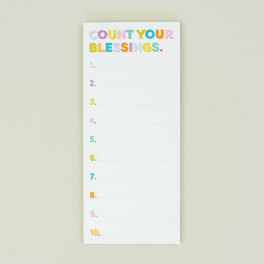 Blessings List Pad